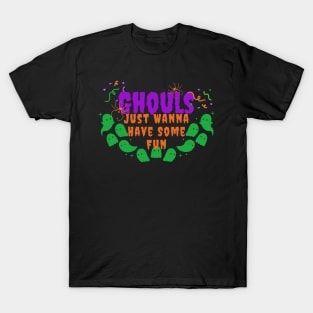 Spectral Shenanigans: Playful Halloween T-Shirt